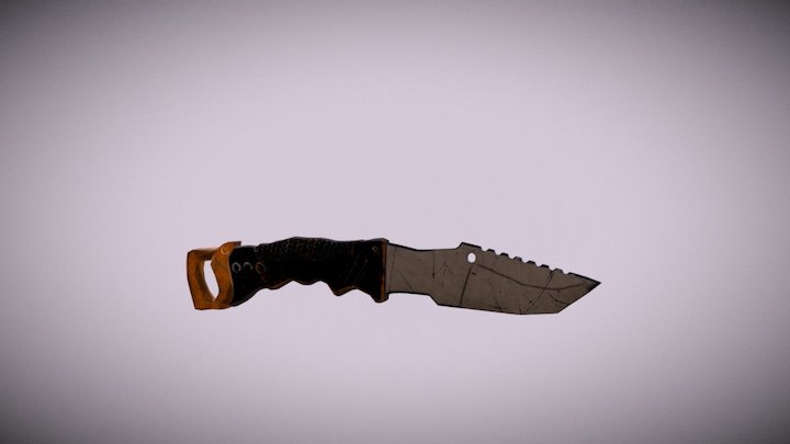 Knife(TexhX) 3D Model