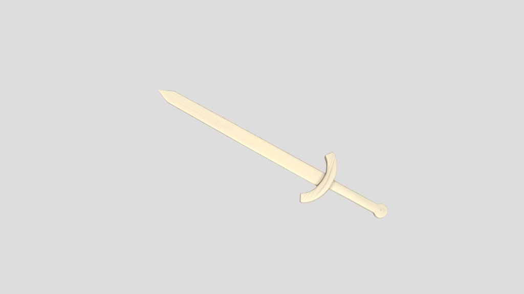 White Wooden Sword