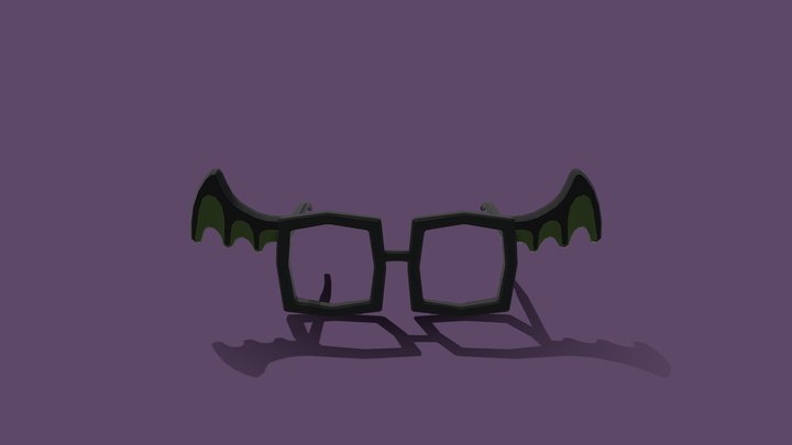 UGC Rec Room Bat Glasses 2 3D Model