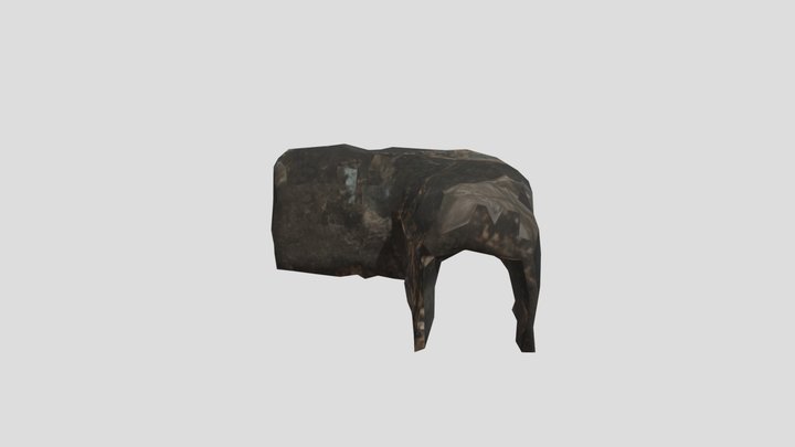 Cave Tunnel 3D Model