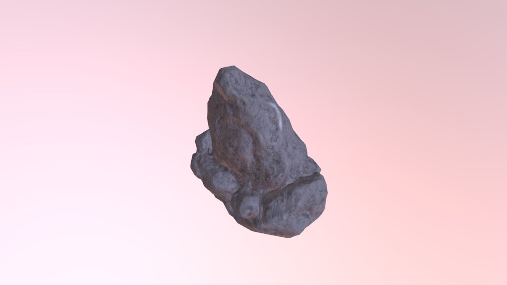 Low Poly Rock Formation