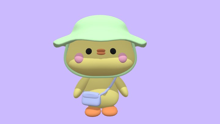 Cute duck 3D Model