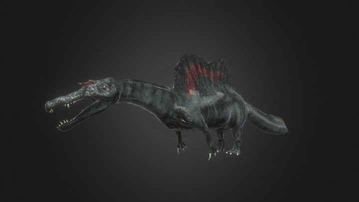 Spinosaurus Aegyptiacus (.blend in description) 3D Model