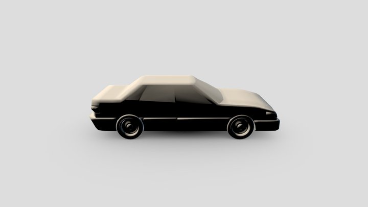 1993 Subaru Leg Gen1 3D Model