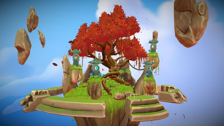 Hand Paint - Soul Tree 3D Model