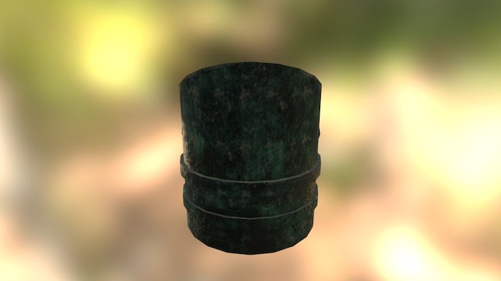 Coal Bucket 3D Model