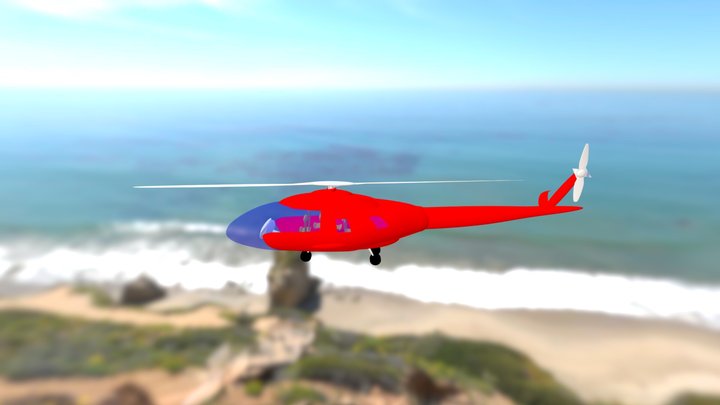 Helicopter2 3D Model