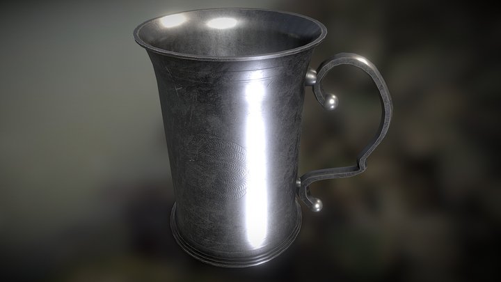 Modern Knight's Tankard 3D Model