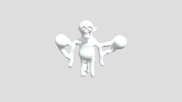 Villain Monkey 3D Model