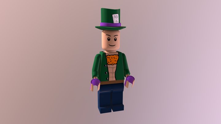 Lego Hatter 3D Model