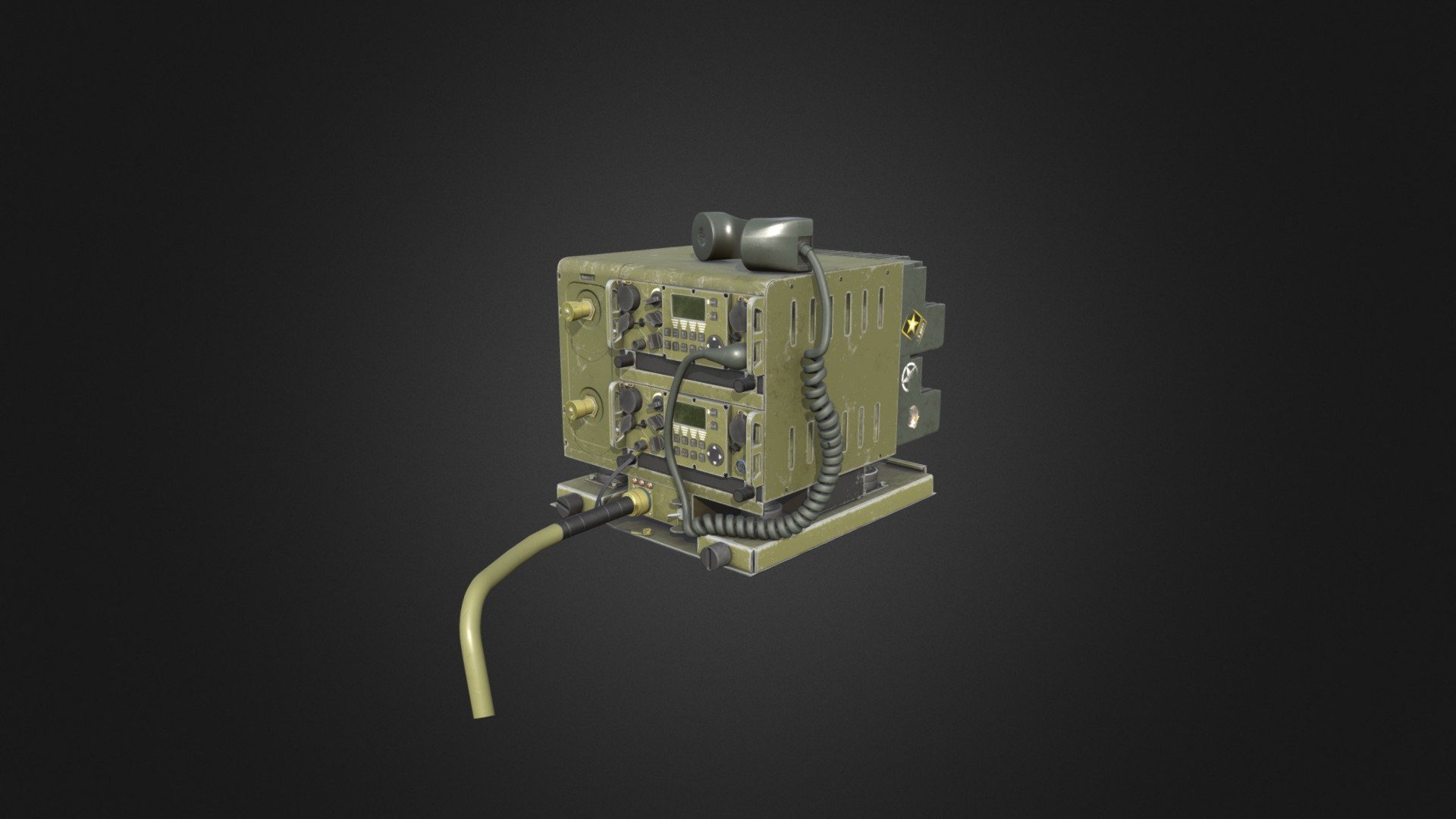 Combate Radio - 3D model by JiselGalloza [3c8ff04] - Sketchfab