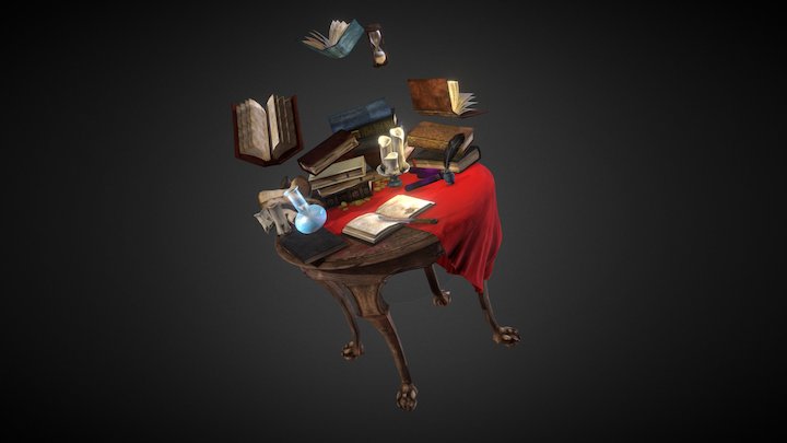 WIZARD'S TABLE 3D Model
