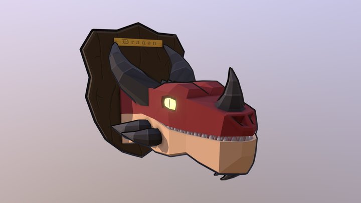 Dragon Head 3D Model