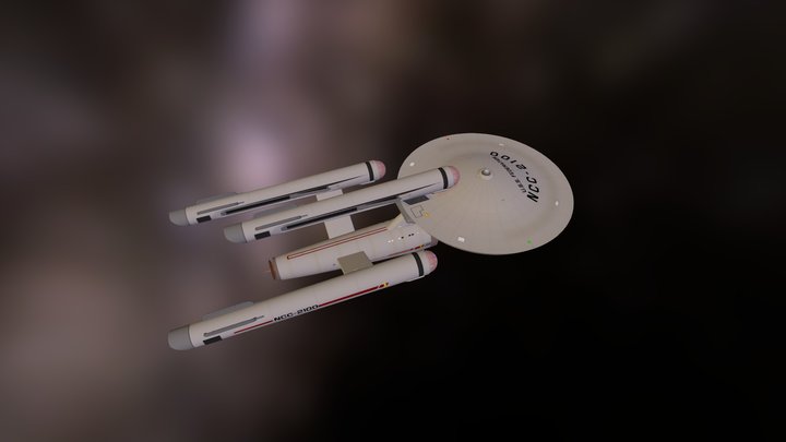 Federation Class 3D Model