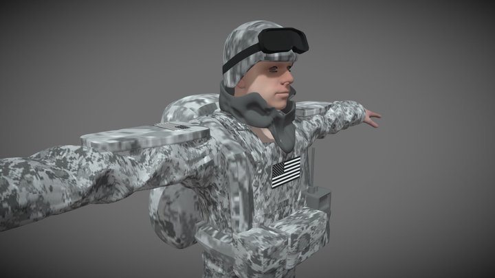 U.S. Soldier – Free 3D Model STL