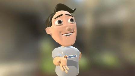 Blender Guy 3D Model