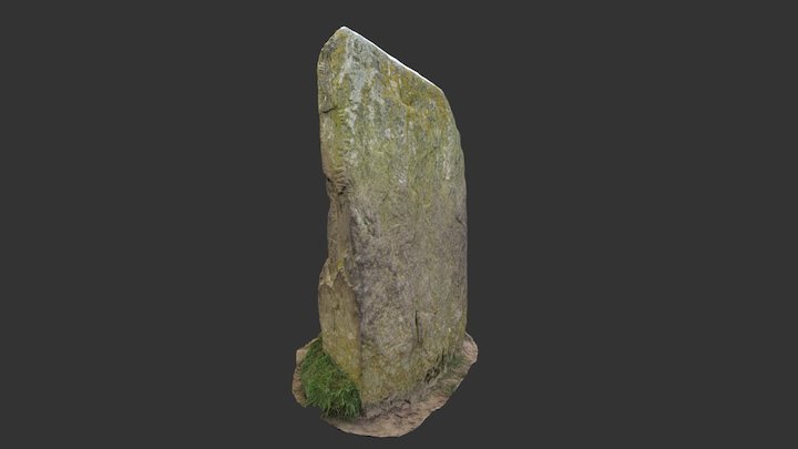 Ballynabortagh I ogham stone (I-COR-005) 3D Model