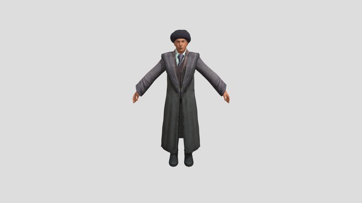 Professor Quirinus Quirrell ,Harry Potter Movies 3D Model