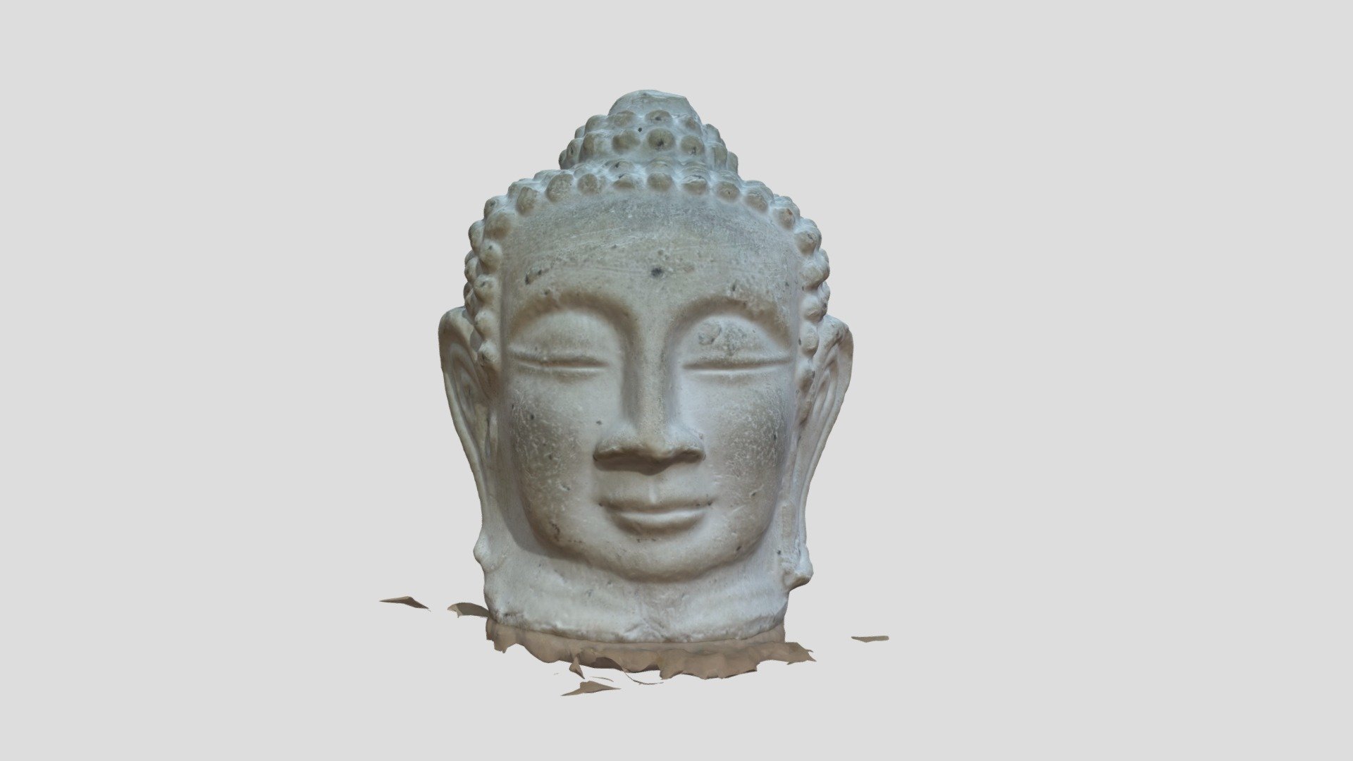 Buddha Heritage Scanned with Background Blurring