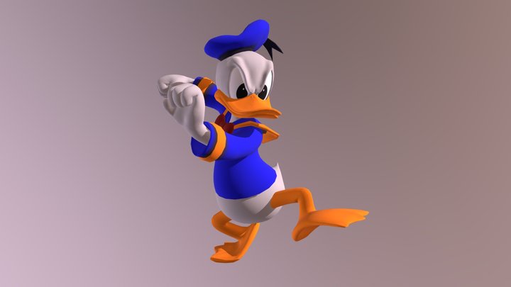 Donald Duck 3D Model