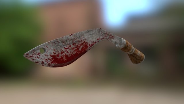 Knife Lowpoly 3D Model