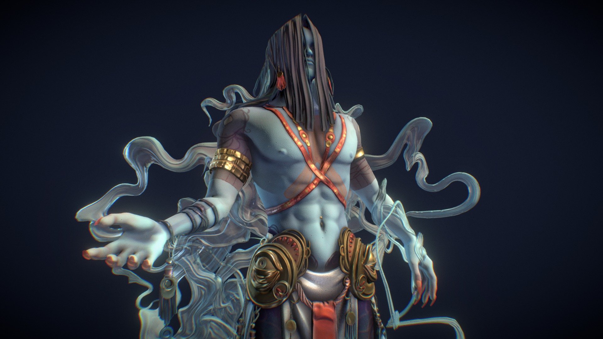 Genie of Eurus - 3D model by Studio_Stephen [3c9560e] - Sketchfab