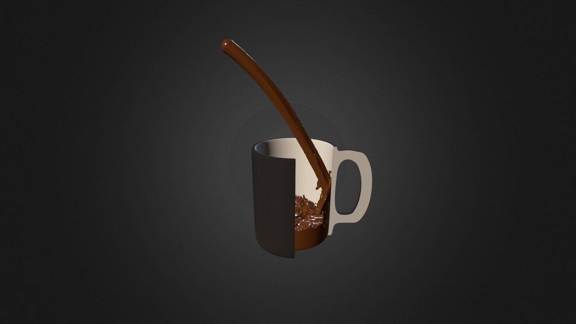 Une tasse et son sontenu