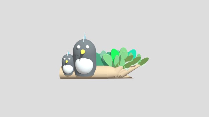 Uccellino(bird) 3D Model