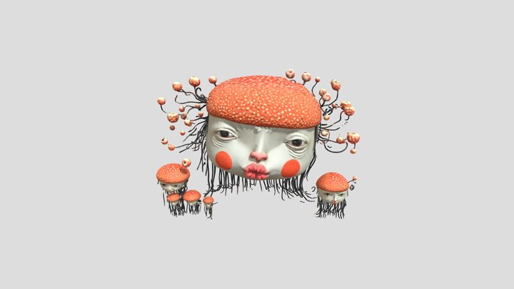 Mushroom Dreamscape – Free 3D Model STL