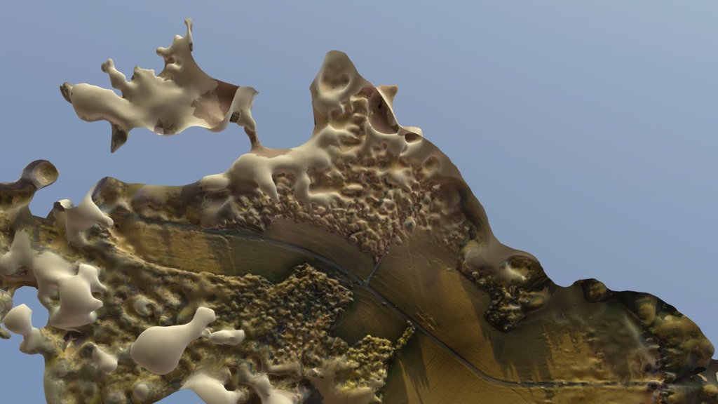 Popes Creek Road 2 Simplified 3d Mesh