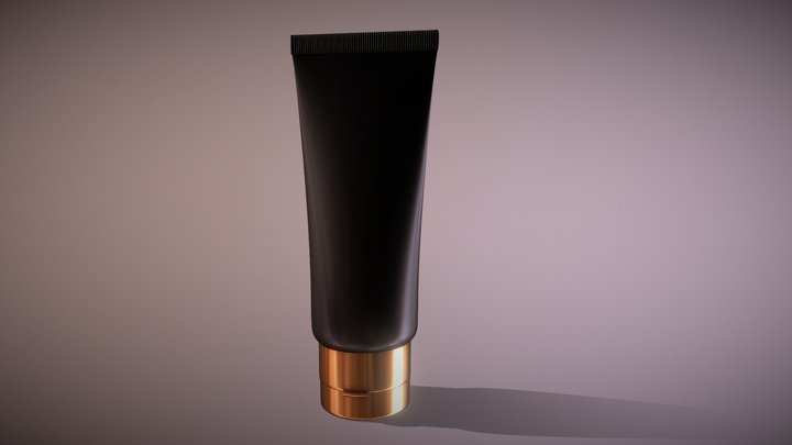 Cosmatic cream tube 3D Model