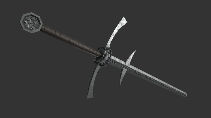 Mercenary Long Sword 3D Model