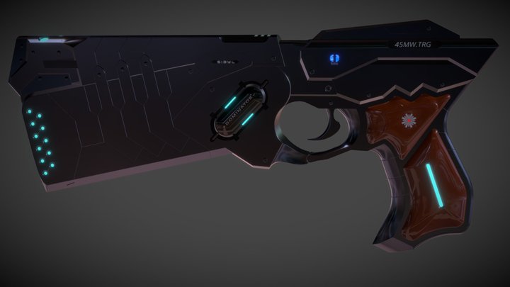 MWPSB Sibyl Dominator (High Poly) (CAD) 3D Model