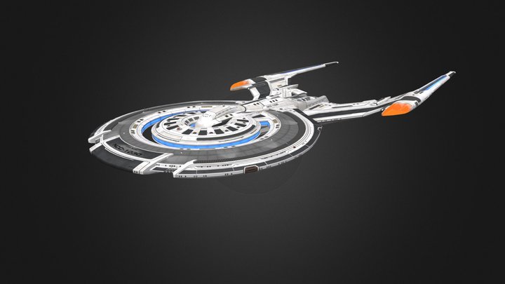 Star Trek Online | Glenn Class Starship 3D Model