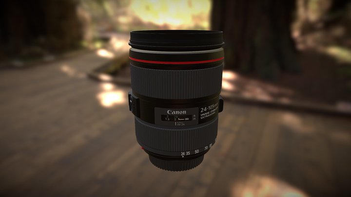 Camera Lens 3D Model