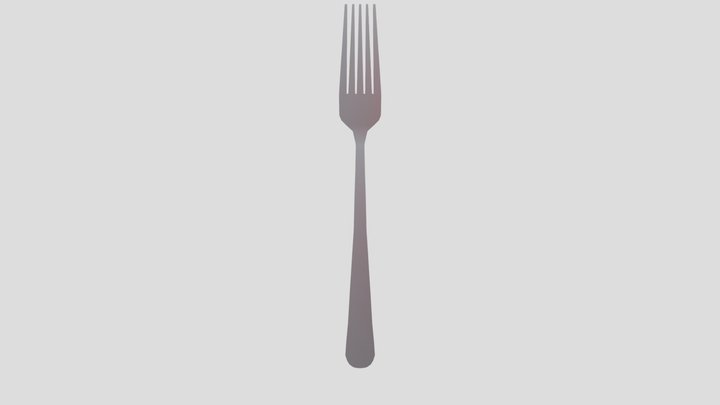 Low Polly Fork – Gratis 3D-model STL
