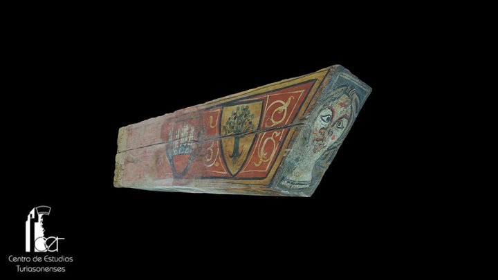Ménsula polícroma 3D Model