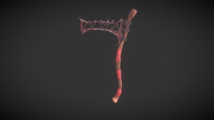 Rose Scythe 3D Model