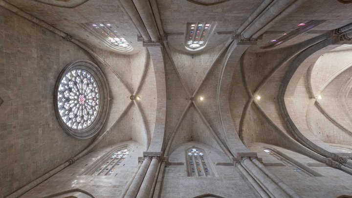 Bóvedas Catedral Santa Tecla, Tarragona 3D Model