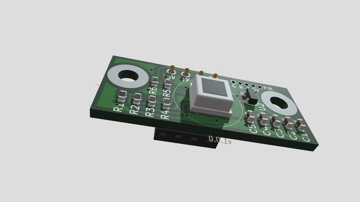 HMI Mini PIR sensor 3D Model