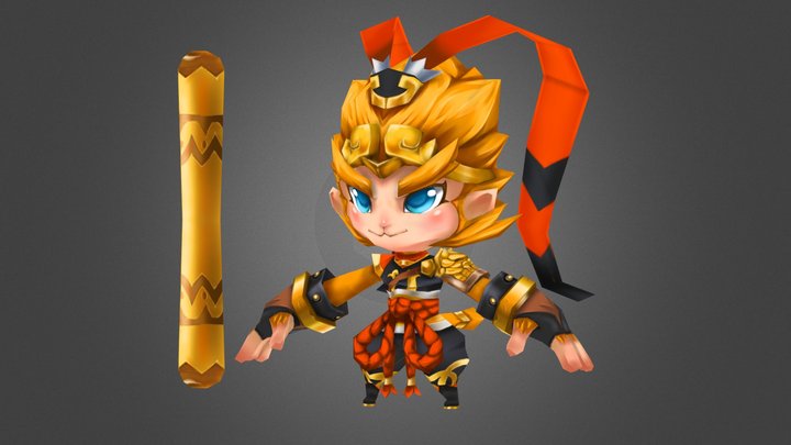 Sun Wukong 3D Model