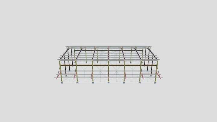 GALPÃO 20x30 3D Model