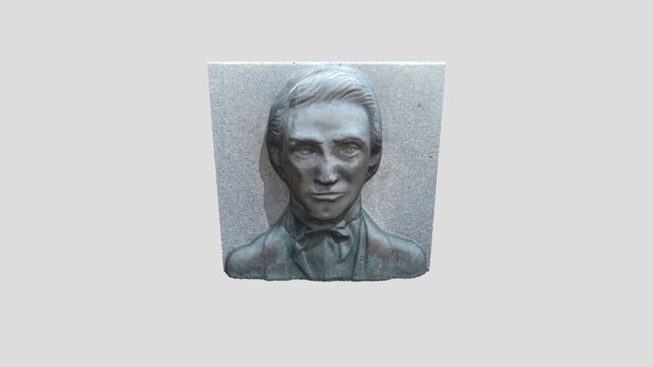 Daniel Pratt Statue 3d Scan 3D Model