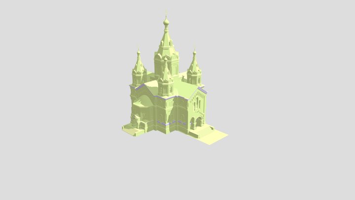 Собор Александра Невского 3D Model