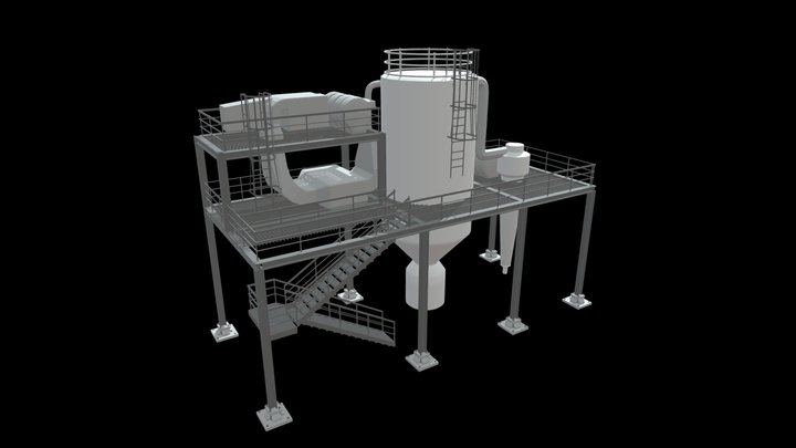 SPRAY DRYER 3D Model