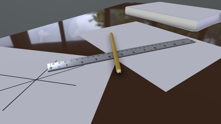 Ruler 3D Model