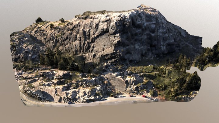 Mount Stephens - Donner Lake Area 3D Model