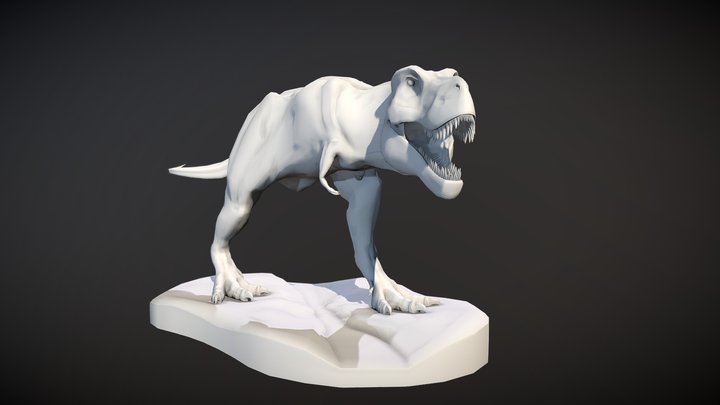 Branden-craghead-t-rex-walking-pose 3D Model