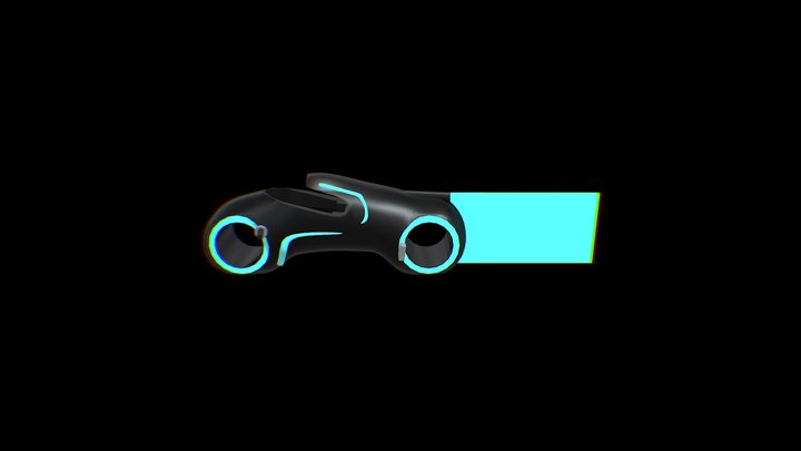 Blue Light Cycle 3D Model
