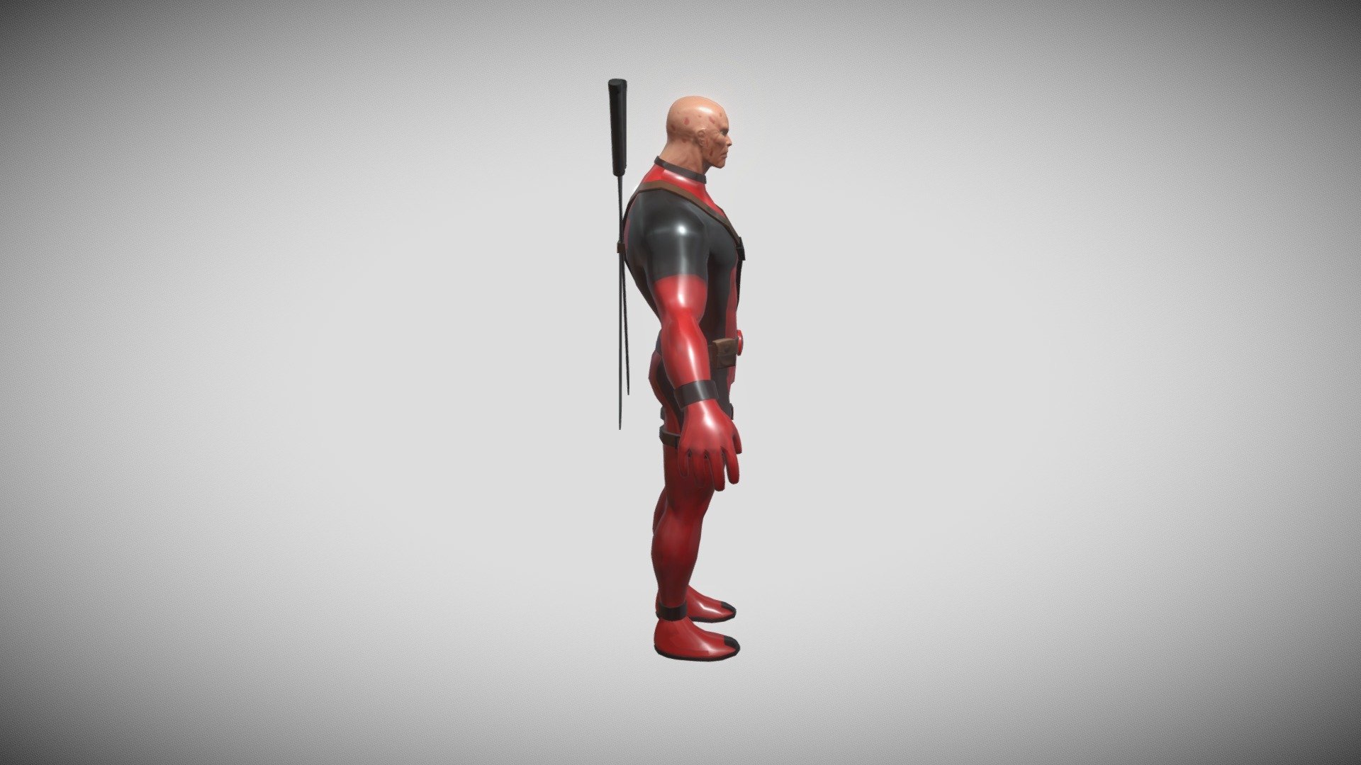 Deadpool Unmasked Download Free 3d Model By 3d World 3dworldd [3ca2033] Sketchfab